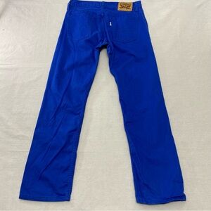 Levi's Strauss 514 Mens Original Slim Fit Straight Leg Jeans 32x32 Blue 514-0446